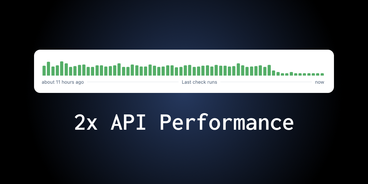 Ingestion APIs now 2x faster